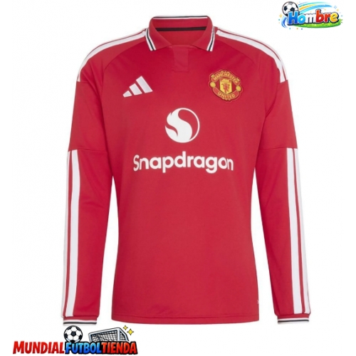 Camiseta Manchester United Primera Equipación Replica 2026-27 mangas largas
